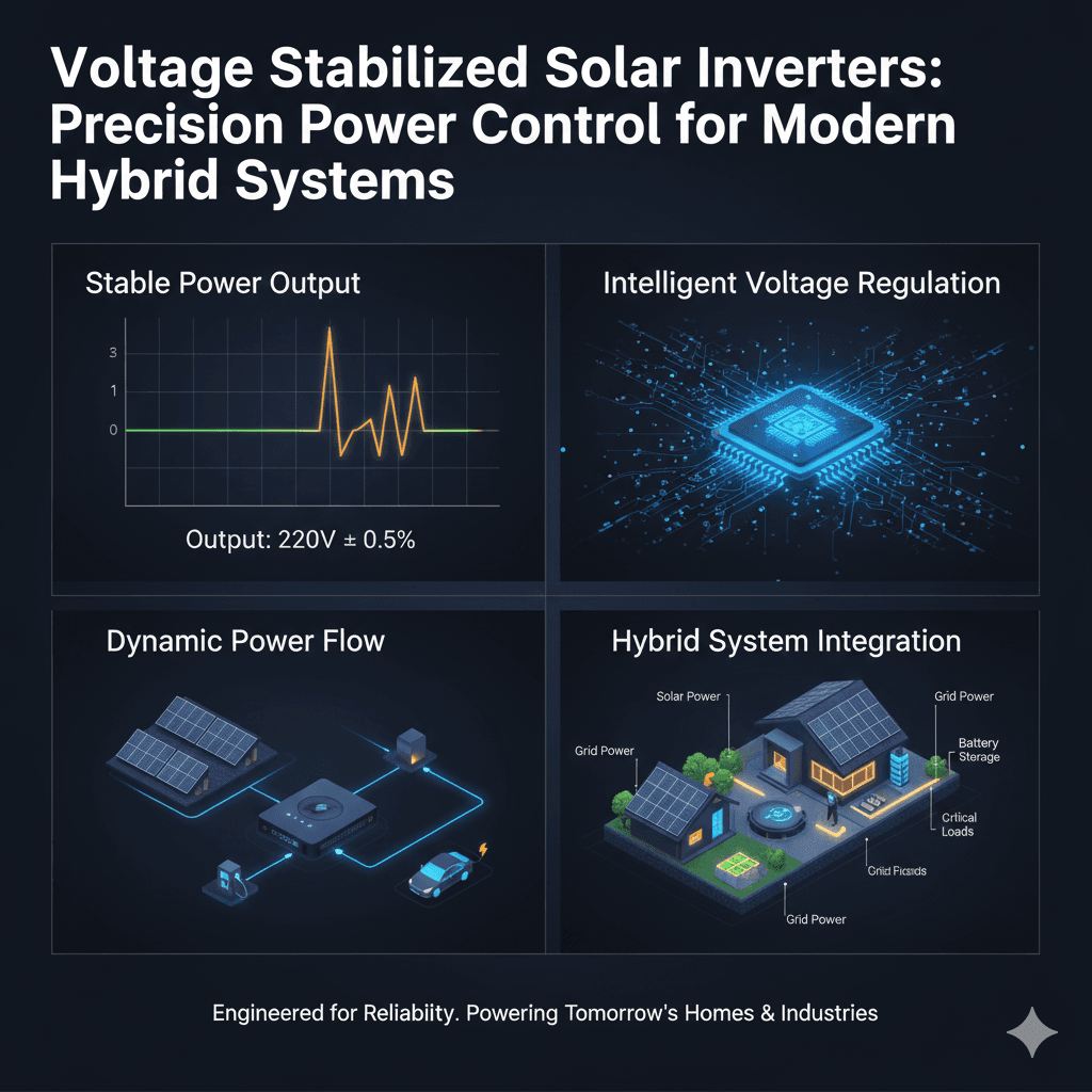 Voltage Stabilized Solar Inverters: Precision Power Control for Modern Hybrid Systems