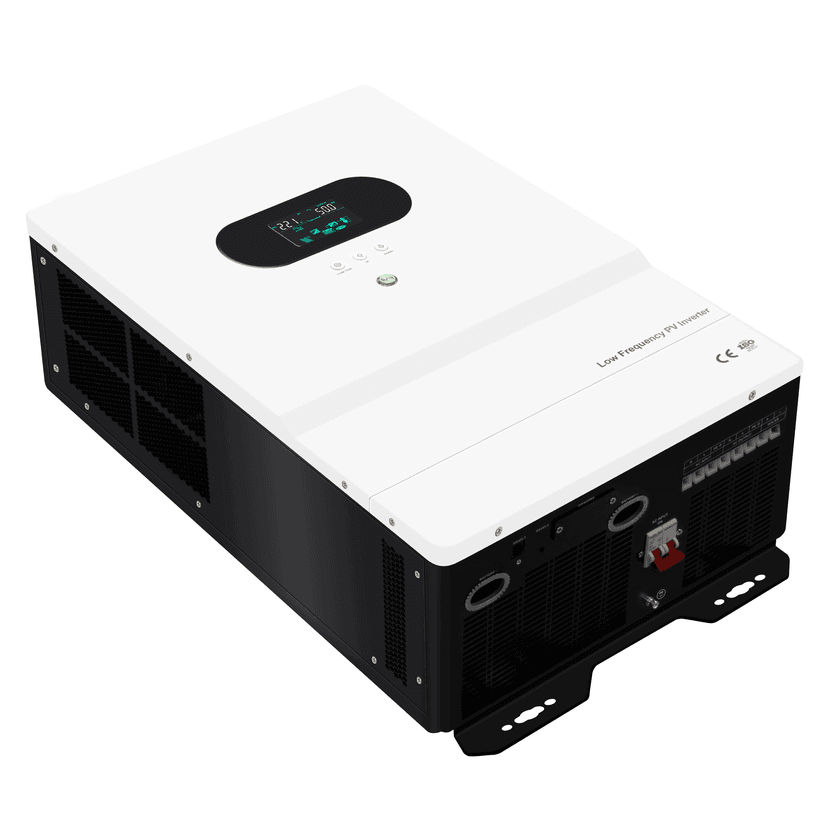 Low Frequency 10000w 10kw 110v 120v 220V RS232 WIFI Single Phase Dual Output 10kva off Grid Hybrid Solar Inverter