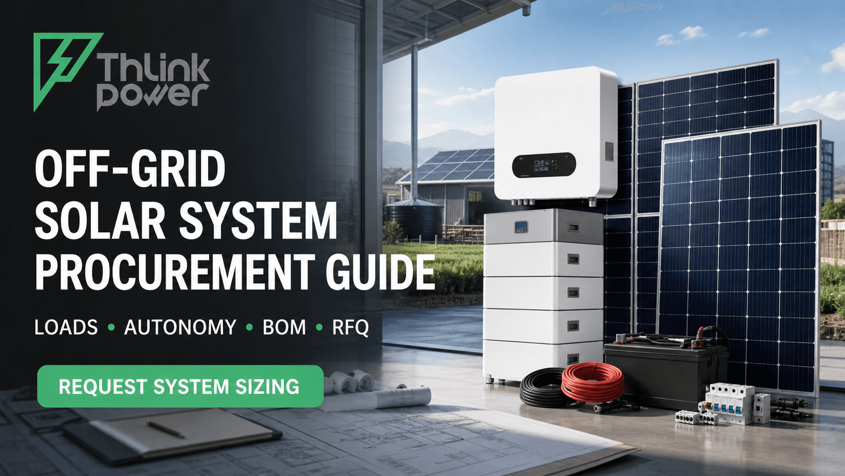 Off-Grid Solar System Procurement Guide: Sizing, BOM & RFQ