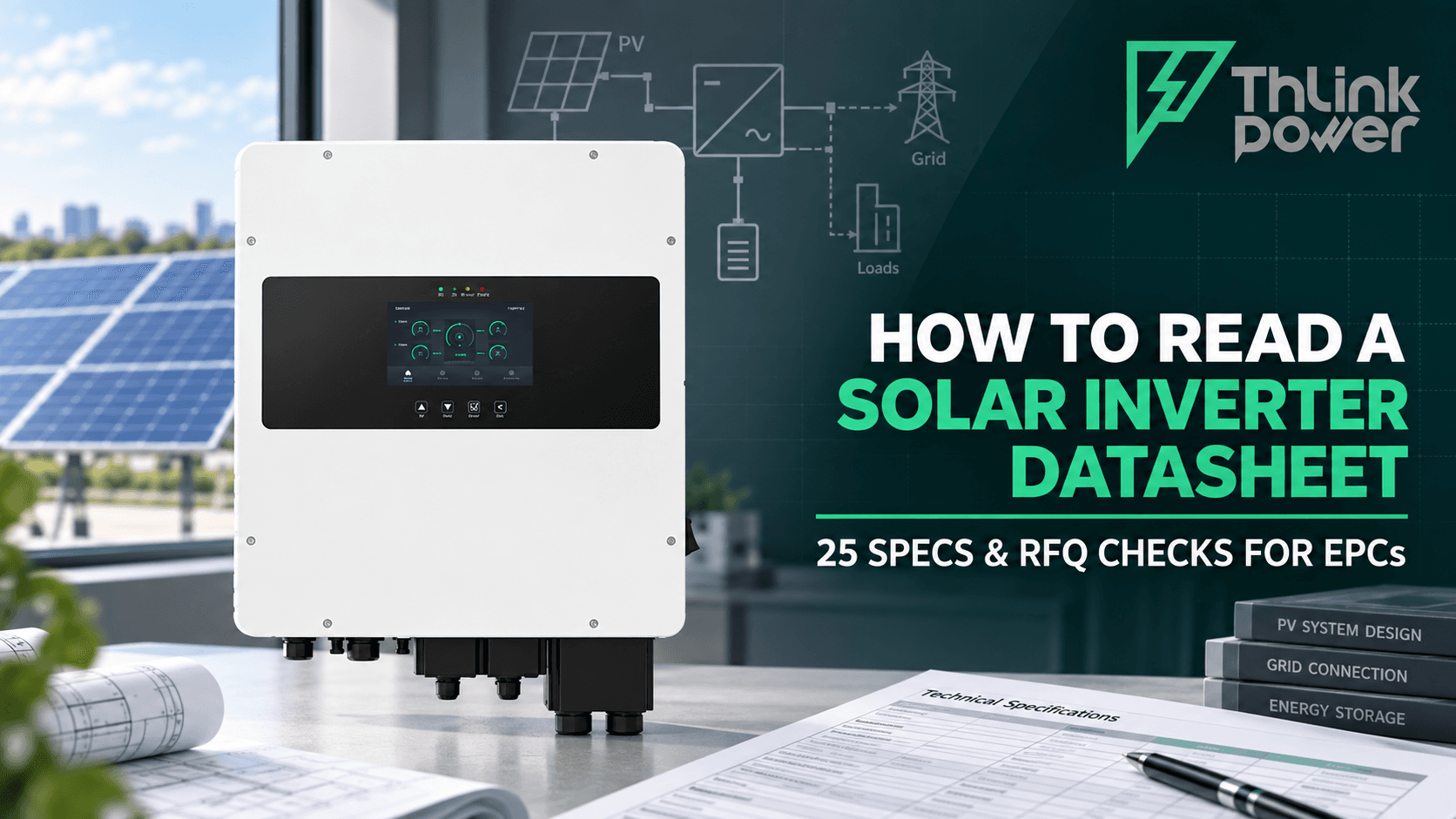 How to Read a Solar Inverter Datasheet: 25 Specifications and RFQ Checks