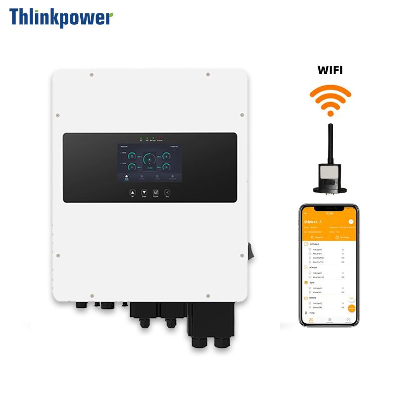 Solar Power Inverter Price 5KW 6KW 8KW 10KW 15Kw Single/Three Phase Ip65 3 Phase Smart Dual Output on Grid Hybrid Solar Inverter