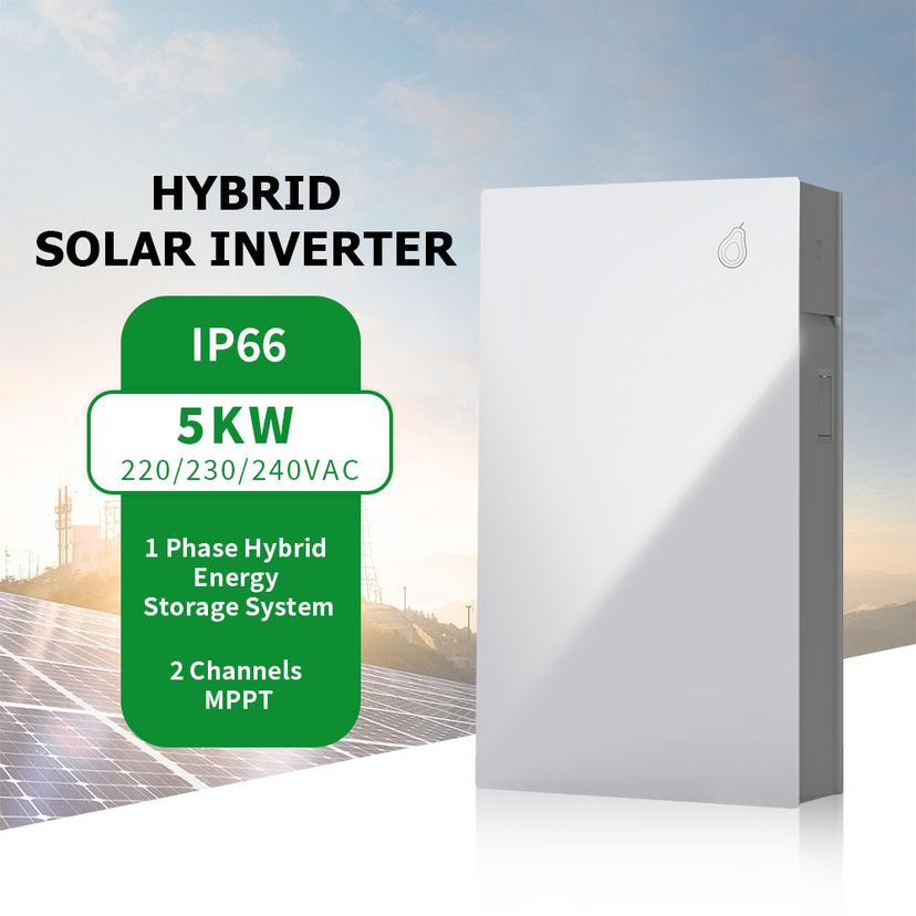 All in One 48V Solar Lithium Battery Built 5KW on off Grid Home Single Phase Energy Storage System Hybrid Inverter