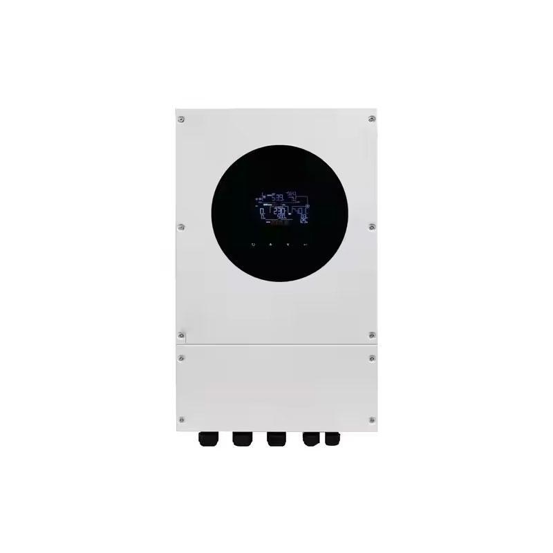 Salida dual de alta frecuencia 230 VAC Single 6K encerrado/apagado Hybrid 2 MPPT Solar Inverter IP65 Paralelo para HomeUse
