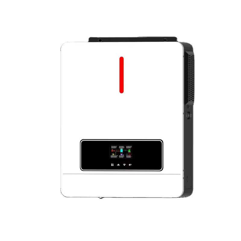 Alta eficiencia 6.2kW 220V Inverter de frecuencia solar MPPT 48V Pure Sine Wave AC Inverter para Home Hybrid System 3000W calificado