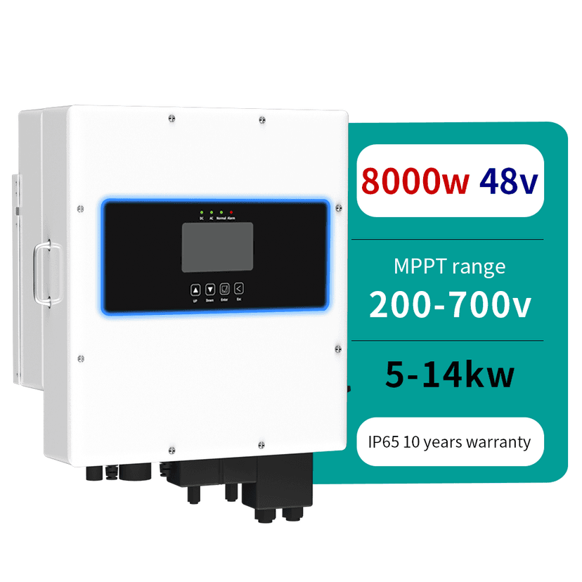 48V Hybrid Solar Inverter Pure Sine Wave Dual Output Off on Grid Invertor 3Kw 5Kw 8Kw 10Kw Solar Inverters With MPPT Controller