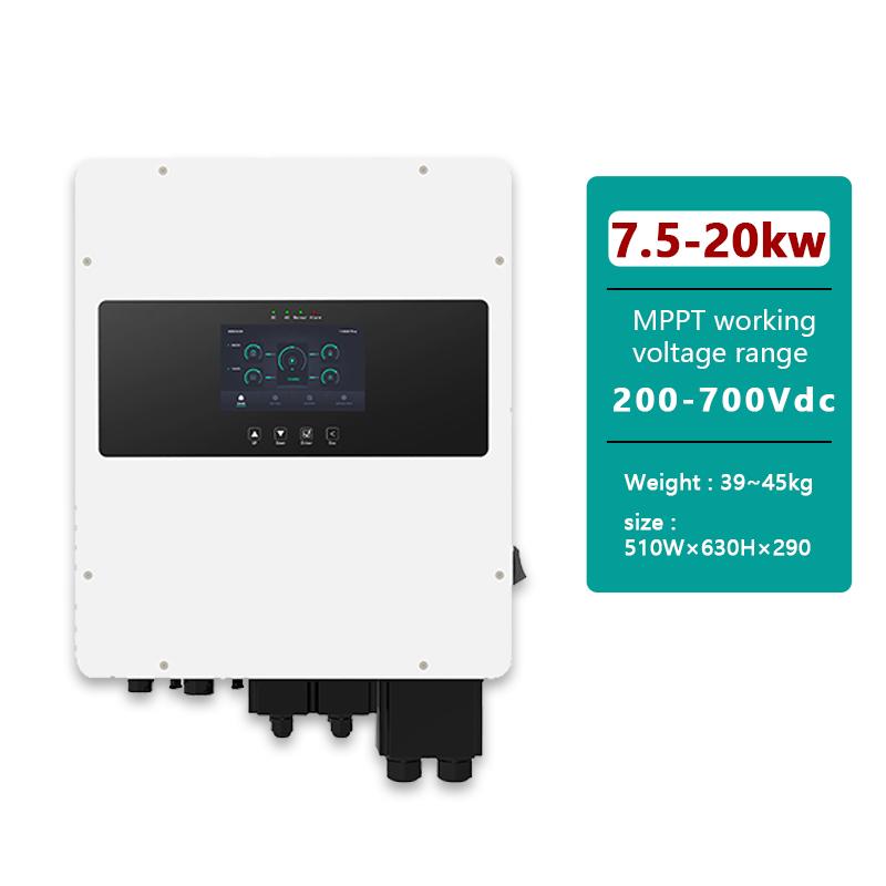 Ip65 3 Phase 5KW 6KW 8KW 10KW 15Kw Single/Three Phase Solar Power Inverter Price Smart Dual Output on Grid Hybrid Solar Inverter